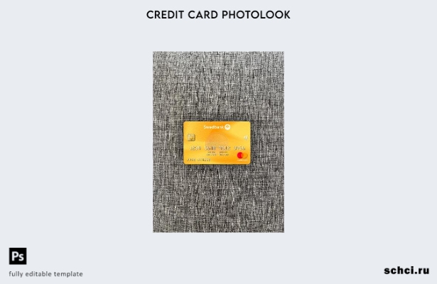 цифровая загрузка Литва Swedbank Mastercard Photolook передний шаблон